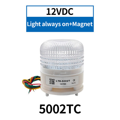 LTA 5002 3 spalvota lemputė 220 V visada įjungta signalo įspėjamoji lemputė 12 V 24 V skambučio magneto indikatoriaus lemputė LED lemputė Maža apsaugos signalizacija