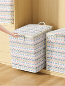 1PC torba za pohranu u boemskom stilu s patentnim zatvaračem, torba za pohranu velikog kapaciteta, otporna na prašinu, prikladna za kućnu pohranu, klasificirana pohrana