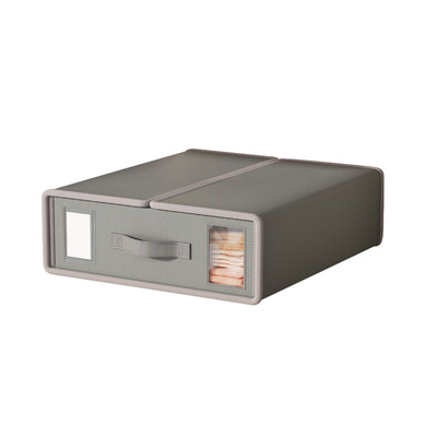 Κουτί αποθήκευσης ρούχων μεγάλης χωρητικότητας Υφασμάτινο συρτάρι Κουτί αποθήκευσης Πτυσσόμενο κουτί αποθήκευσης που χρησιμοποιείται για την οργάνωση κουβερτών Καλάθι αποθήκευσης