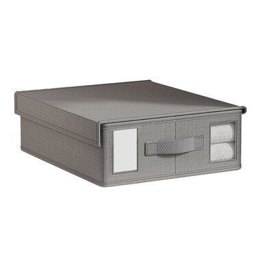 Κουτί αποθήκευσης ρούχων μεγάλης χωρητικότητας Υφασμάτινο συρτάρι Κουτί αποθήκευσης Πτυσσόμενο κουτί αποθήκευσης που χρησιμοποιείται για την οργάνωση κουβερτών Καλάθι αποθήκευσης