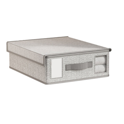 Κουτί αποθήκευσης ρούχων μεγάλης χωρητικότητας Υφασμάτινο συρτάρι Κουτί αποθήκευσης Πτυσσόμενο κουτί αποθήκευσης που χρησιμοποιείται για την οργάνωση κουβερτών Καλάθι αποθήκευσης