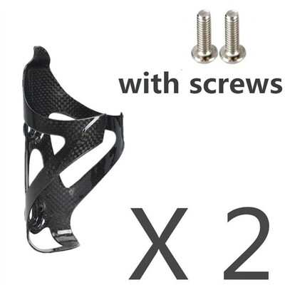 2 buc. KOCEVLO bicicletă din fibră de carbon cușcă pentru sticle de apă ultralig MTB suport pentru sticle pentru bicicletă de drum Echipament pentru ciclul mat/ușor