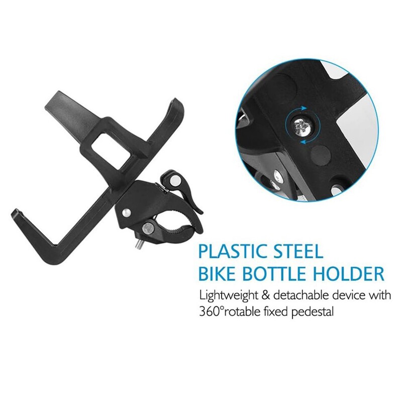Kerékpáros vizes palacktartók csavarok nélkül Univerzális kerékpár pohártartó 360 fokban forgatható, állítható Road Mountain Bike italpohár