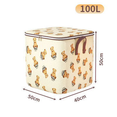 Új, nagy kapacitású ruhatároló táskák Szekrényrendezők Tárolóládák Összehajtható tároló Játékkonténerek Doboz porálló mozgótáska
