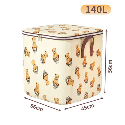 Új, nagy kapacitású ruhatároló táskák Szekrényrendezők Tárolóládák Összehajtható tároló Játékkonténerek Doboz porálló mozgótáska