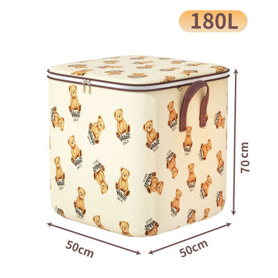 Új, nagy kapacitású ruhatároló táskák Szekrényrendezők Tárolóládák Összehajtható tároló Játékkonténerek Doboz porálló mozgótáska