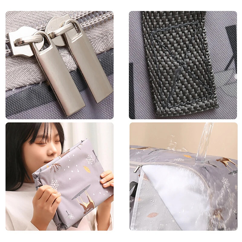 Torba za pohranu odjeće velikog kapaciteta Vodootporni ormarić Ormar Organizator Poplun Jastuk Deka Otporna na prašinu Posteljina Storage