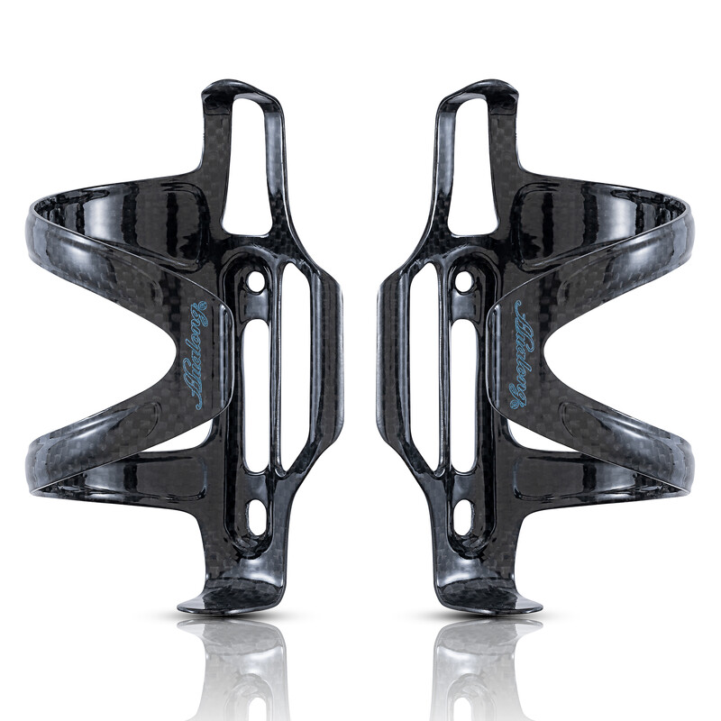 HUALONG Carbon Side Load Kavez za boce za vodu za bicikle Držač za boce za vodu za planinske cestovne bicikle, mat crna, težina (22±2g)