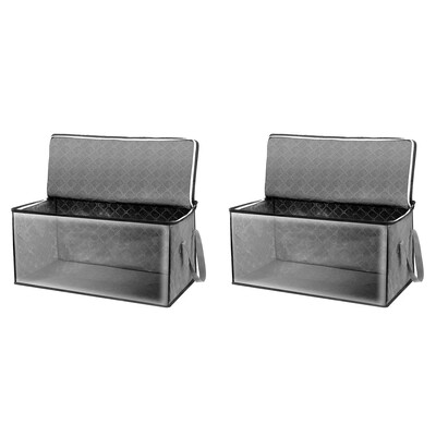 Πτυσσόμενες κουβέρτες τσάντες αποθήκευσης Οργανοθήκες αποθήκευσης ρούχων με στιβαρά φερμουάρ Παπλώματα πουλόβερ Organizer για οργάνωση κουβέρτας