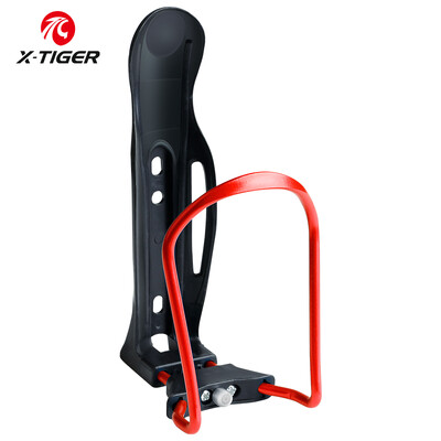 X-TIGER Cușcă pentru sticle pentru bicicletă, ultraușoară, MTB, bicicletă de drum, suport pentru sticle pentru băuturi, suport pentru sticle de apă pentru bicicletă din aliaj de aluminiu