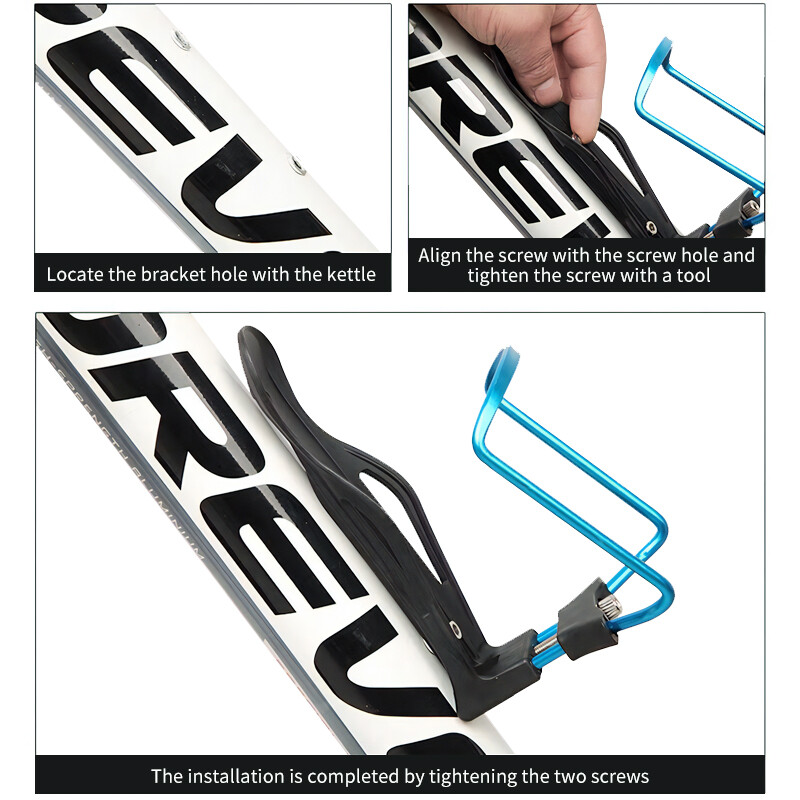 X-TIGER Cușcă pentru sticle pentru bicicletă, ultraușoară, MTB, bicicletă de drum, suport pentru sticle pentru băuturi, suport pentru sticle de apă pentru bicicletă din aliaj de aluminiu