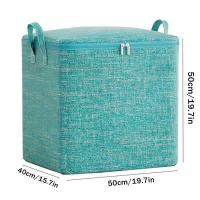 1 τμχ αναδιπλούμενη τσάντα αποθήκευσης παπλώματος Τσάντα αποθήκευσης κουβέρτας ρούχων Μεγάλης χωρητικότητας Τσάντα για σκυλάκια Τακτοποιημένη ντουλάπα κρεβατοκάμαρας Πράσινη