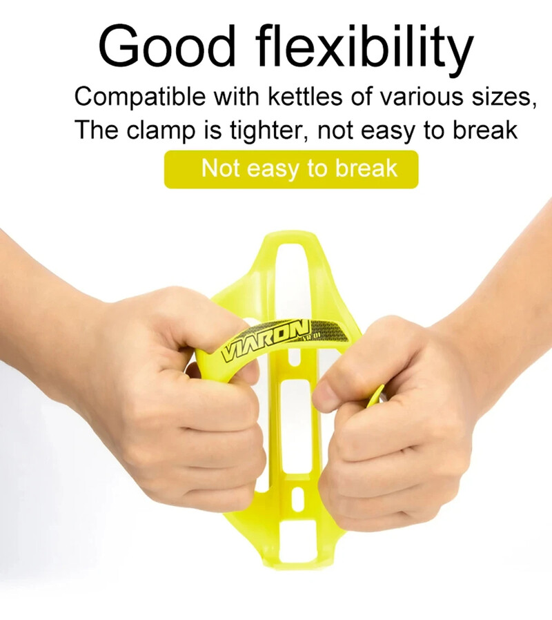 VIARON Στήριγμα βραστήρα ποδηλάτου βουνού Βάση ποδηλάτου δρόμου Κλουβί για μπουκάλι νερού Υπερελαφρύ ρυθμιζόμενο ποδηλατικό θήκη μπουκαλιών ποδηλάτου Αξεσουάρ ποδηλάτου