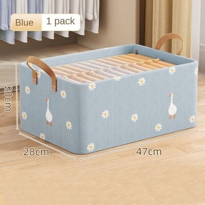 Többfunkciós összecsukható ruhatároló doboz Ruhásszekrény rendszerező elválasztó dobozok farmer ruha háztartási tárolódoboz