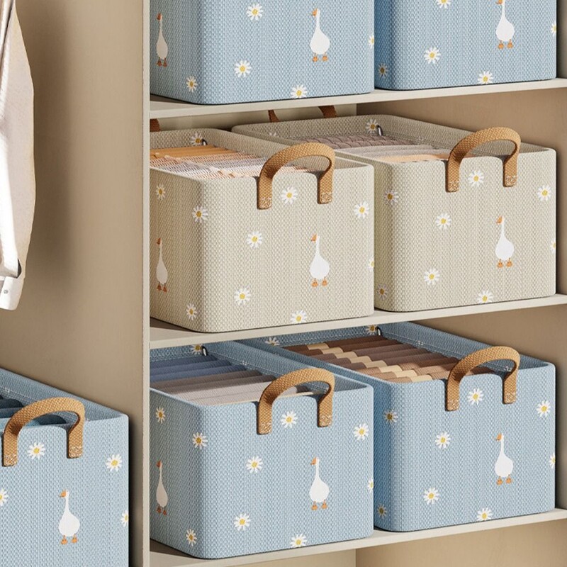 Többfunkciós összecsukható ruhatároló doboz Ruhásszekrény rendszerező elválasztó dobozok farmer ruha háztartási tárolódoboz