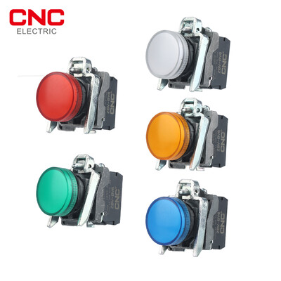 CNC 1PCS LA167-B4-BV6 22 mm za montažu na ploču LED Power Electronic Indicator Pilot Signal Light Lamp 5 Color 220V