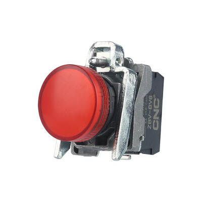 CNC 1PCS LA167-B4-BV6 22 mm skydelio tvirtinimo LED galios elektroninis indikatorius pilotinės signalinės lemputės 5 spalvų 220 V