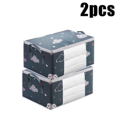 1/2/3PCS Κουτί αποθήκευσης Ρούχα Παπλωματούχο Κουτί αποθήκευσης Μεγάλης χωρητικότητας Ανθεκτικό στην υγρασία Κουτί αποθήκευσης Ανθεκτικό στη σκόνη Προμήθειες οικιακής αποθήκευσης