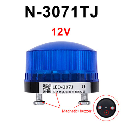 N-3071TJ indikatoriaus lemputė Garso signalas Magnetinis blykstės signalo įspėjamoji lemputė mirksi maža LED lemputė TB35 12V 24V 220V LTE-5061