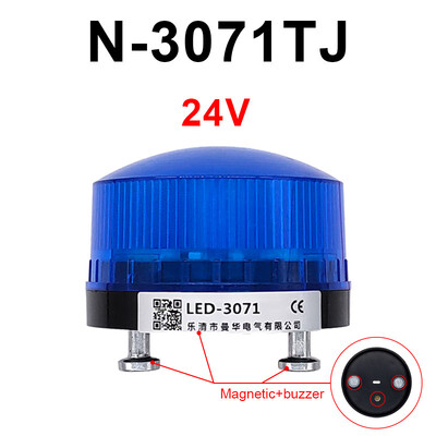 N-3071TJ indikatoriaus lemputė Garso signalas Magnetinis blykstės signalo įspėjamoji lemputė mirksi maža LED lemputė TB35 12V 24V 220V LTE-5061