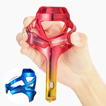 Αξεσουάρ ποδηλάτου ROCKBROS MTB Bike PC Bottle Cage Toughness Integrally Molded Electroping Ductility Στήριγμα μπουκαλιών 3 χρωμάτων Αξεσουάρ ποδηλάτου