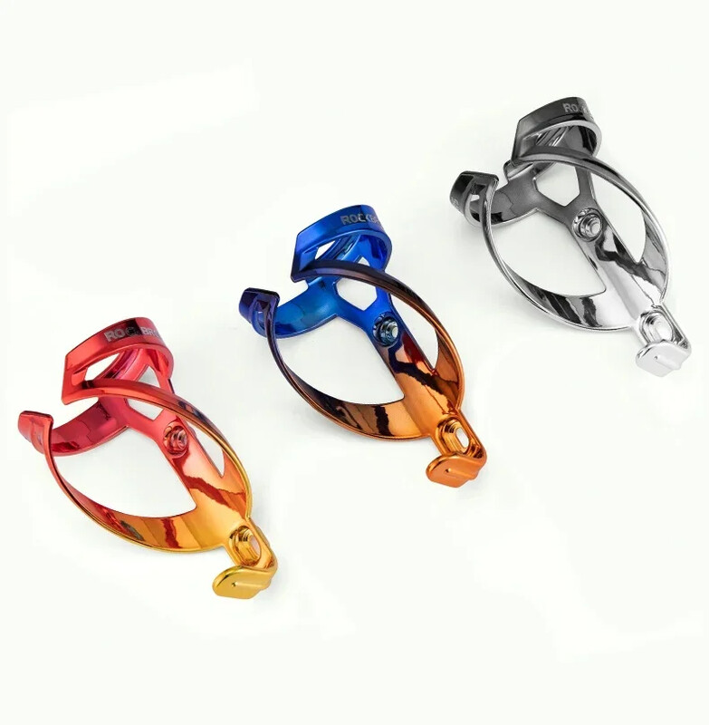 ROCKBROS MTB Bike PC Kavez za boce Čvrstoća Integralno oblikovana galvanizacija Duktilnost Držač za boce 3 boje Dodaci za bicikle