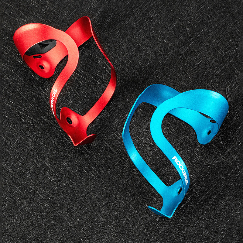 ROCKBROS Ποδήλατο Ρυθμιζόμενο κράμα αλουμινίου για μπουκάλι νερού Κλουβί ποδηλάτου βουνού Βάση μπουκαλιών ποδηλασίας Υπέρελαφρη βάση χειρολαβής