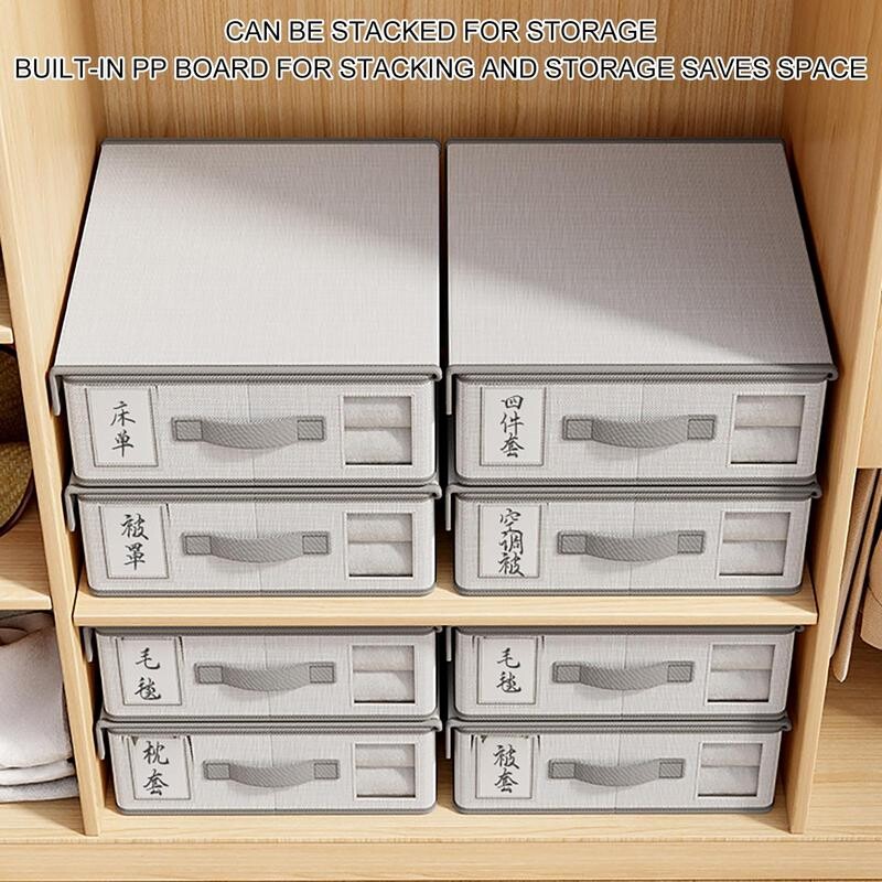 Οργάνωση σεντονιών με ετικέτα Παπλωματοθήκη Μαξιλαροθήκη Οργάνωση Σετ σεντόνια δοχείων κρεβατιού Keeper Linen Closet Organizer