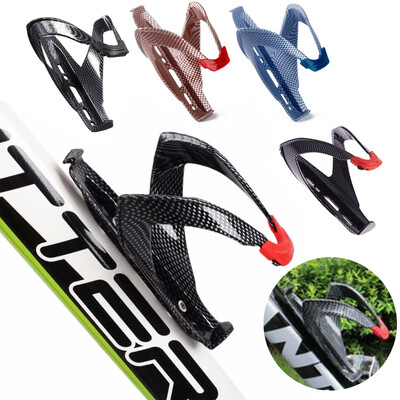 Cușcă pentru bicicletă din carbon Suport pentru sticle Suport universal pentru bicicletă pentru sticla Suport apă Mtb Instrument Accesorii pentru biciclete