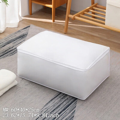 Hot Sale Πτυσσόμενο πάπλωμα Τσάντα αποθήκευσης Φτερό Ρούχα Σπίτι Πάπλωμα Μαξιλάρι Κουβέρτα αποθήκευσης Τσάντα ταξιδιού Αποσκευές οργάνωσης τσάντα 1τμχ