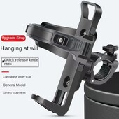 Suport pentru pahare de apă pentru motocicletă în aer liber Fixare pentru tub circular pentru curea de îndepărtare ușoară și rapidă Suport pentru sticle de apă