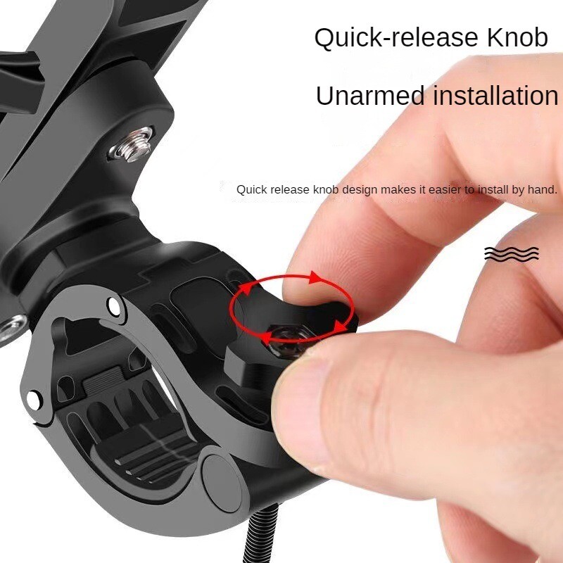 Suport pentru pahare de apă pentru motocicletă în aer liber Fixare pentru tub circular pentru curea de îndepărtare ușoară și rapidă Suport pentru sticle de apă