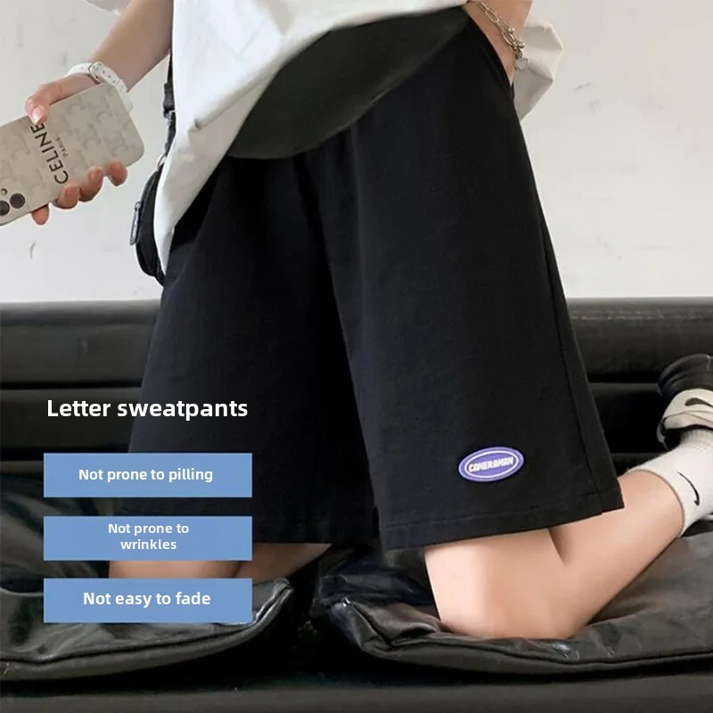 Kismama rövidnadrág Nyári Vékony Stílus Kicsi Sport Alkalmi Ötpontos Nadrágok Egyenes szárú csengő alsók terhes nőknek