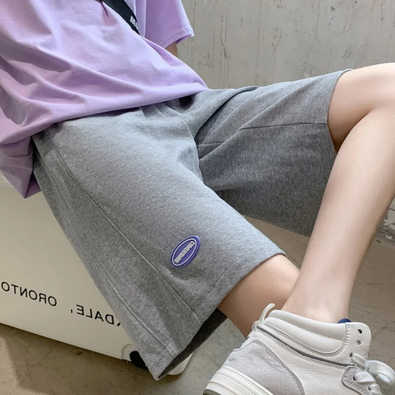 Kismama rövidnadrág Nyári Vékony Stílus Kicsi Sport Alkalmi Ötpontos Nadrágok Egyenes szárú csengő alsók terhes nőknek