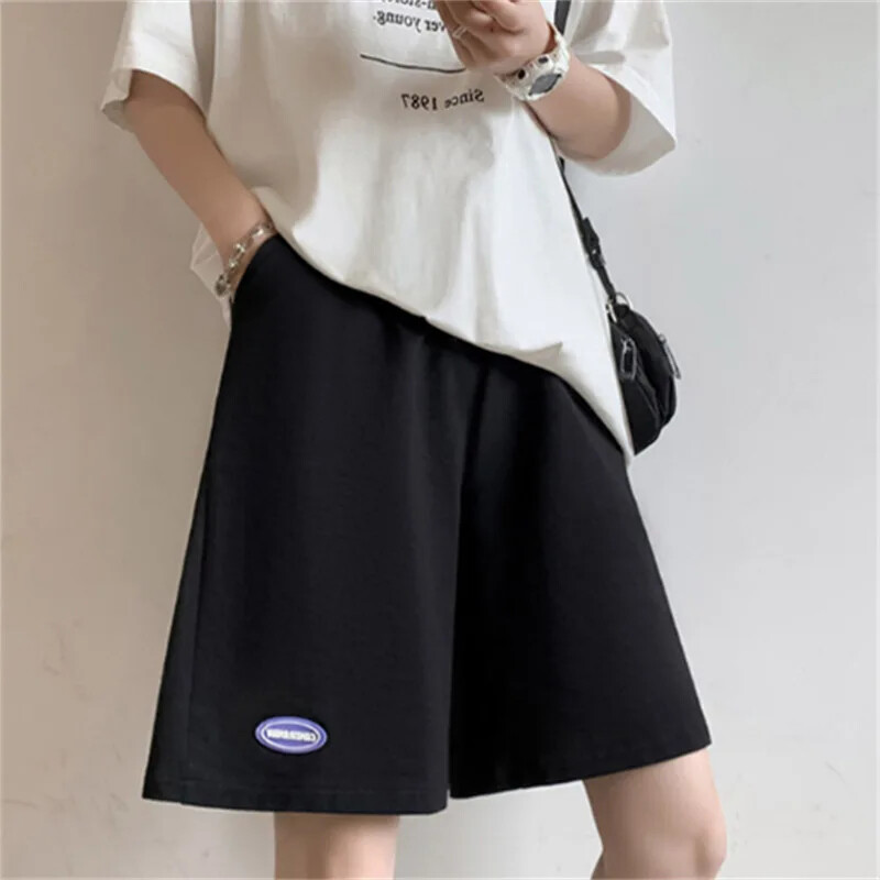 Kismama rövidnadrág Nyári Vékony Stílus Kicsi Sport Alkalmi Ötpontos Nadrágok Egyenes szárú csengő alsók terhes nőknek