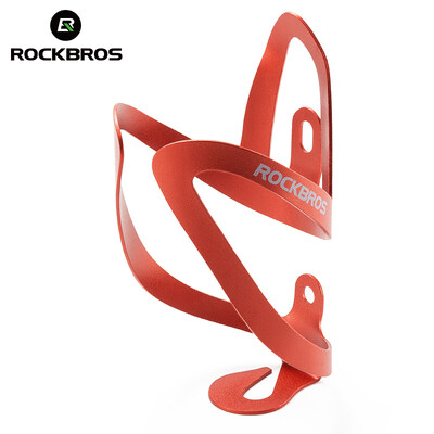 ROCKBROS velosipēda ūdens pudeļu būris alumīnija sakausējuma pudeļu turētājs Mountian Road regulējams viegls velosipēda velopudeļu būris