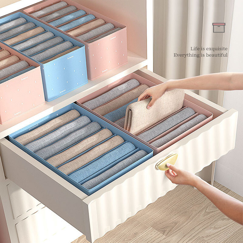 Bikses Organizatora soma Ciets materiāls Apģērbs Apakšveļa Krūšturi Zeķu Uzglabāšanas Kaste Skapis Atvilktne Džinsi Pārnēsājams Cassestrong uzglabāšanas futrālis