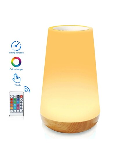 LED-öövalgusti 13 värvi muutev RGB laualampi kaugjuhtimispult, puutetundlik laetav RGB öölamp, hämardatav öövalgusti