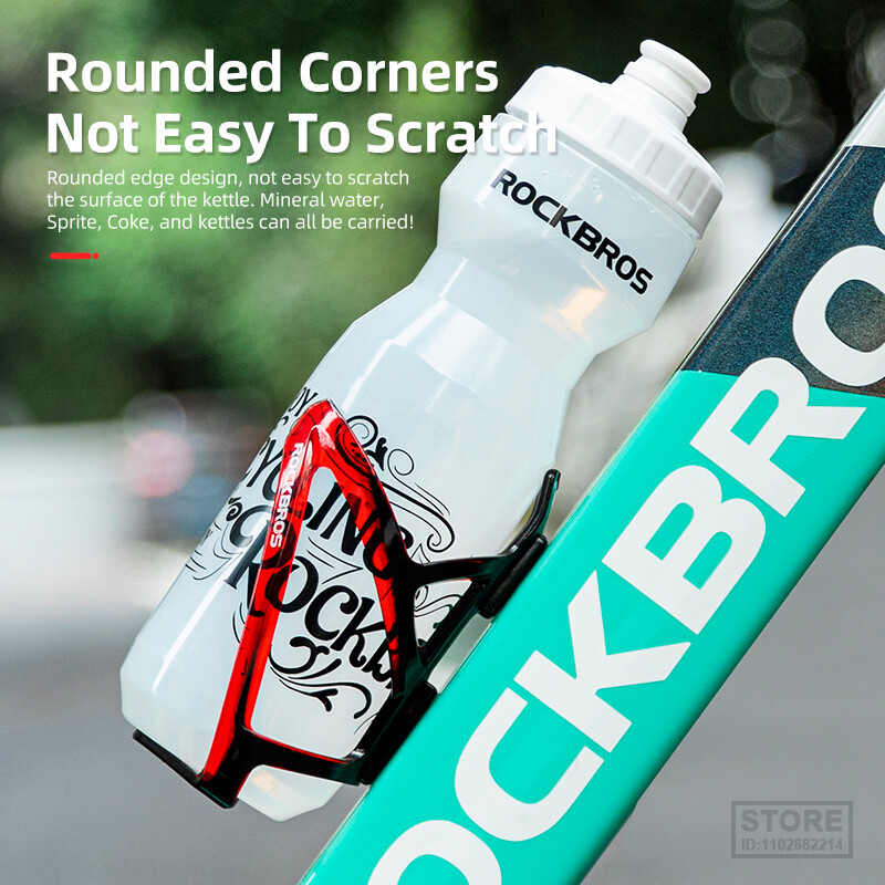 Κλουβιά μπουκαλιών ποδηλασίας ROCKBROS MTB Δρομοθήκη νερού ποδηλάτου Πολύχρωμο ελαφρύ αξεσουάρ βραχίονα