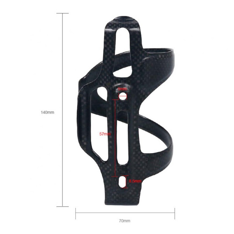 Cușcă pentru sticlă de apă pentru bicicletă Încărcare laterală din carbon Suport sticlă pentru bicicletă de drum de munte Accesorii pentru bicicletă negru mat