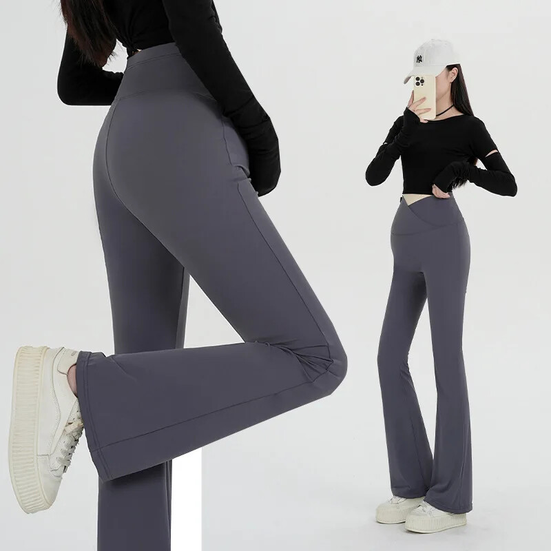 Grūtnieču bikses vasaras plānas stila ārējais apģērbs ar zemu vidukli haizivju bikses 2024. gada jaunais pavasaris, rudens, nespiežot vēderu