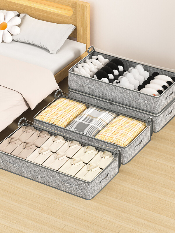 1PC neaustu glabāšanas maisiņu augšējais caurspīdīgs maisiņš Lielas ietilpības salokāms apģērbu uzglabāšanas konteiners Putekļu tīrīšanas guļamistaba