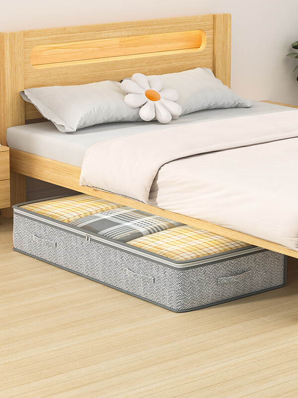 1PC neaustu glabāšanas maisiņu augšējais caurspīdīgs maisiņš Lielas ietilpības salokāms apģērbu uzglabāšanas konteiners Putekļu tīrīšanas guļamistaba