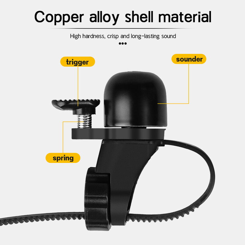 X-TIGER Μίνι κουδούνι ποδηλάτου Ρετρό κράμα κουδουνιού για τιμόνι 1,8-3,2 cm MTB ποδήλατο δρόμου Ποδηλασία Ασφαλείας Συναγερμός Κόρνα Αξεσουάρ ποδηλάτου