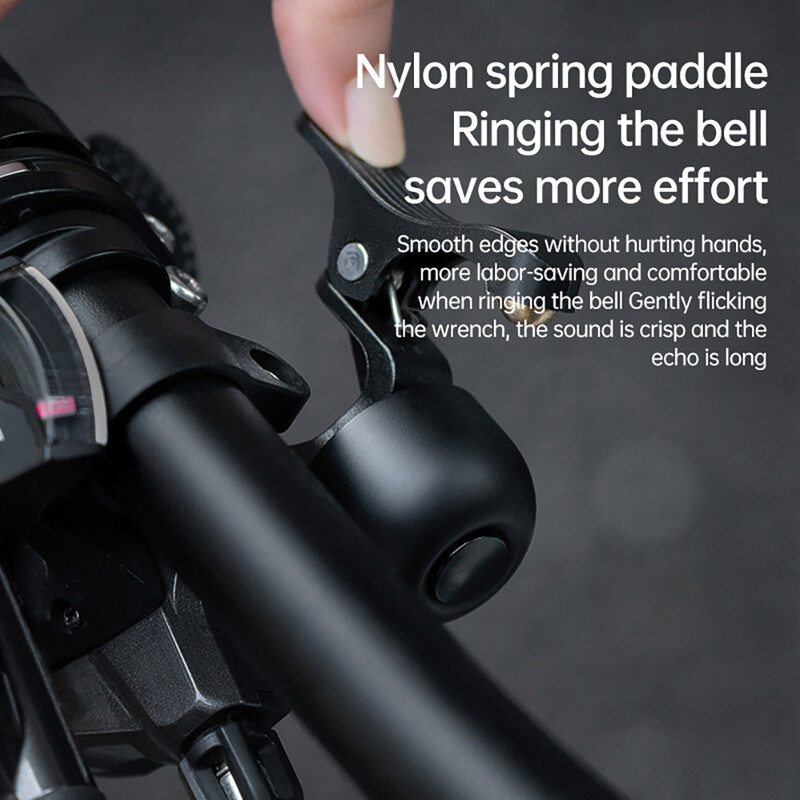 Zvono za bicikle, ljevoruki korisnici, dešnjaci, zvono za bicikle, prozirno, dugo zvučno zvono za bicikl za promjer upravljača od 22,2 mm