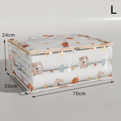 Gultas apakšējā glabāšanas kaste Salokāms apģērbs segas glabāšanas soma Mājsaimniecības putekļu un mitruma guļamistabas rotaļlietu kārtošanas soma