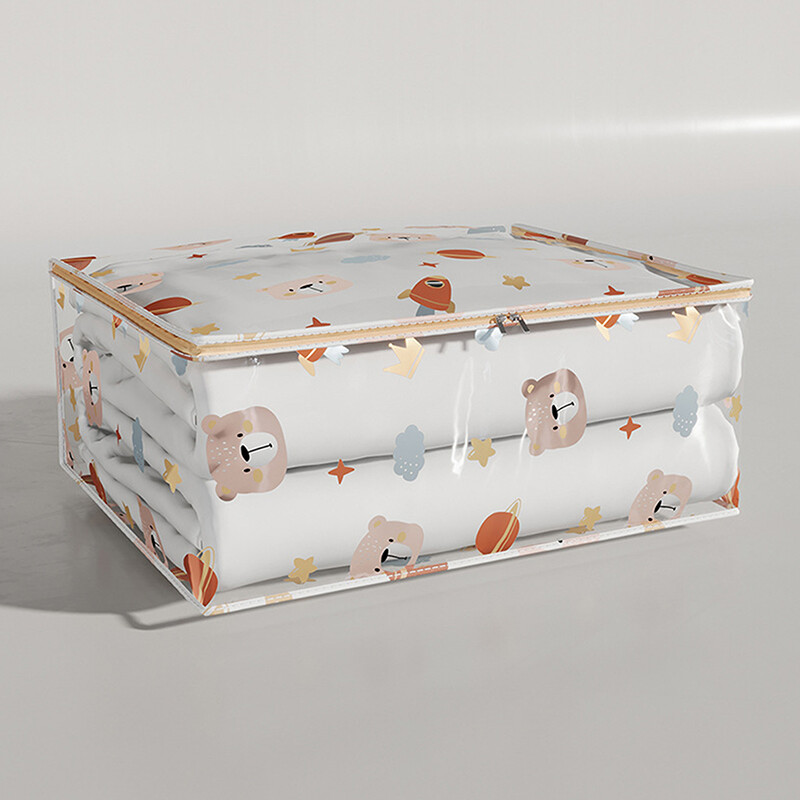 Gultas apakšējā glabāšanas kaste Salokāms apģērbs segas glabāšanas soma Mājsaimniecības putekļu un mitruma guļamistabas rotaļlietu kārtošanas soma