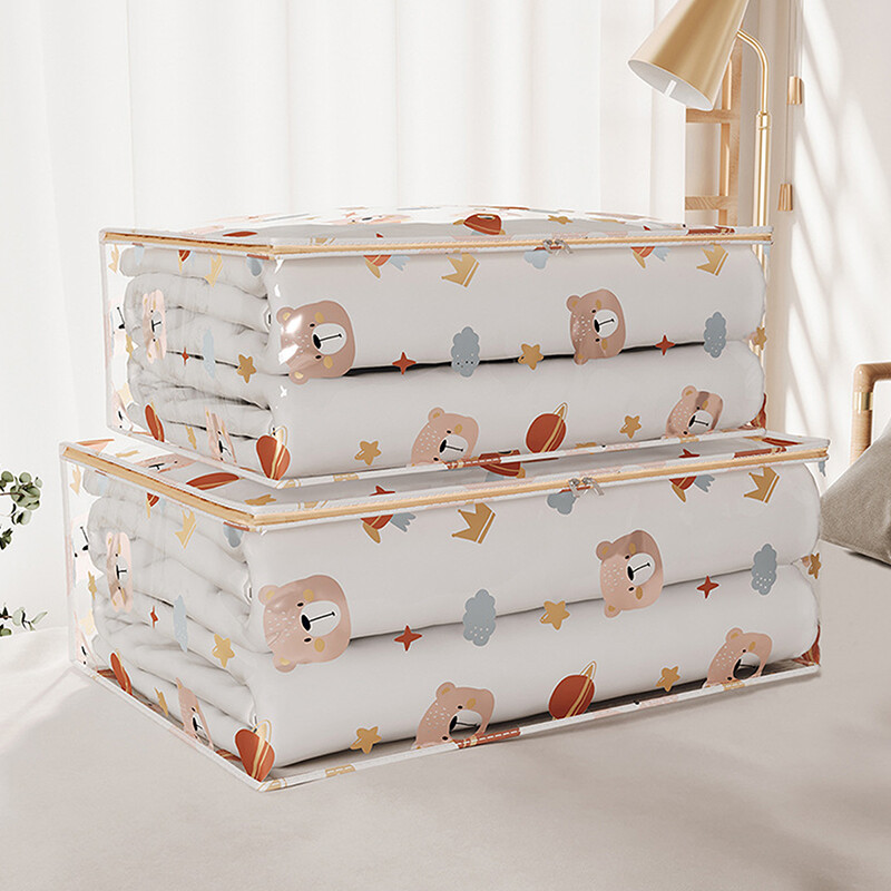 Gultas apakšējā glabāšanas kaste Salokāms apģērbs segas glabāšanas soma Mājsaimniecības putekļu un mitruma guļamistabas rotaļlietu kārtošanas soma