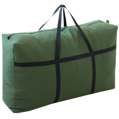 Τσάντες αποθήκευσης βαρέως τύπου, εξαιρετικά μεγάλης χωρητικότητας, πράσινες παχύρρευστες κινούμενες τσάντες από καμβά Μετακινούμενες προμήθειες Οργανωτής ρούχων εξοικονόμησης χώρου