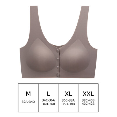 Grudnjak za dojilje Grudnjak za trudnice s uklonjivim jastučićima s prednje otvorene kopče Prozračni, udobni 3D bešavni grudnjaci za žene Vruće u trudnoći